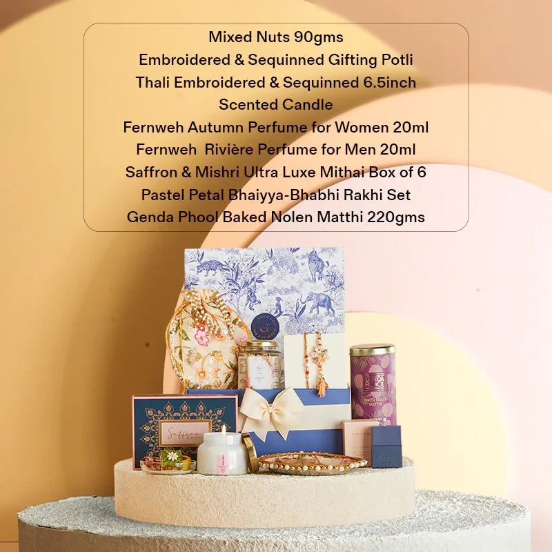 Aromatic Affection Bhaiya-Bhabhi Rakhi Hamper - Image 5