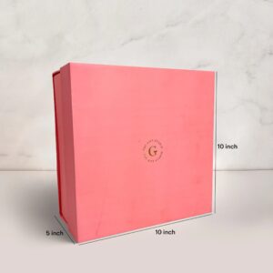 GIFT BOX SMALL BLUSH- 10X10X5 inch
