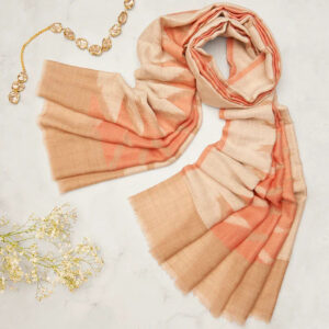 Ikat Striped Cashmere Stole