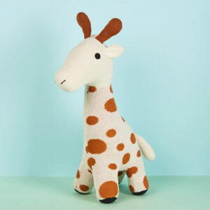 Knitted Giraffe Soft Toy