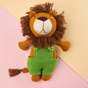 Knitted Lion Soft Toy