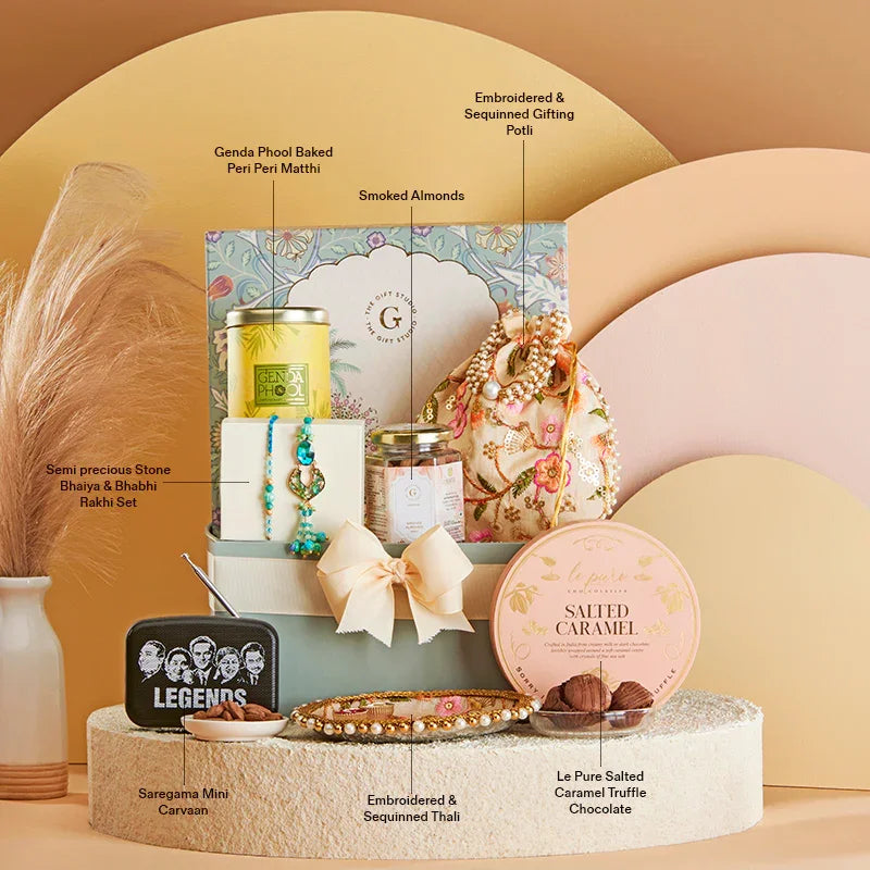 Melodies & Munchies Bhaiya-Bhabhi Rakhi Hamper - Image 4