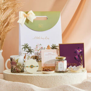 Rakhi Vibe Hamper for Brother for International Shipping | Exclusive Global Delivery