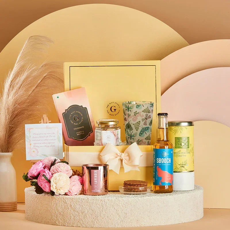 Sip, Snack & Shine Hamper for Sister