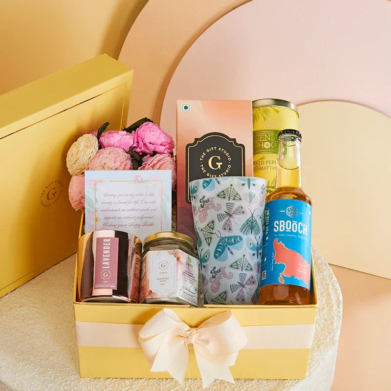 Sip, Snack & Shine Hamper for Sister - Image 2