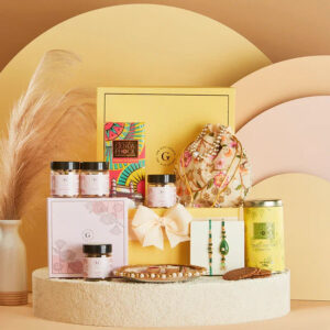 Sweet Ties Bhaiya Bhabhi Rakhi Hamper