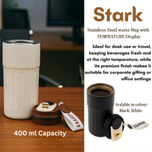 Stark Stainless Steel Temperature Display Mug (400ml)