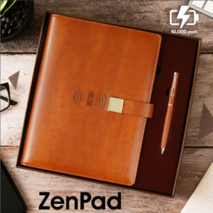 ZenPad Power Bank Organizer with Wireless Charging (10,000mAh)