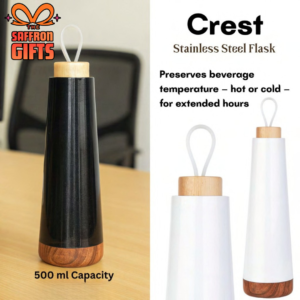 Crest Stainless Steel Insulated Flask (500ml)