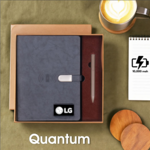 Quantum Power Bank Organizer with Study Lamp (10,000mAh)