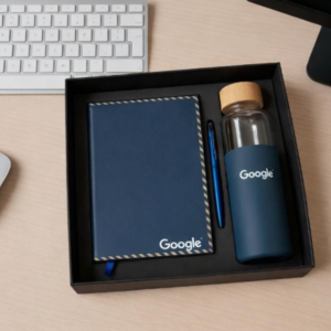 Google Branded Notebook & Bottle Gift Set