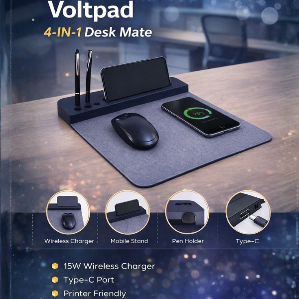 Voltpod 4-in-1 Desk Mate Wireless Charging