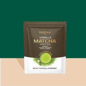 Vahdam Vanilla Matcha Green Tea Powder 50 g