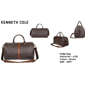 Kenneth Cole Leather Duffle Travel Bag