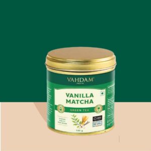 Vahdam Vanilla Matcha Green Tea Powder 100 g