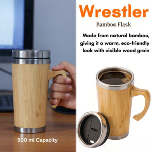 Wrestler Bamboo Insulated Flask (500ml)