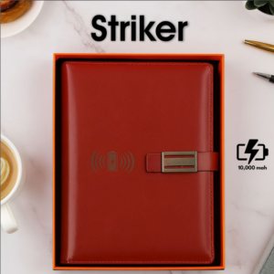 Striker Power Bank Organizer with Card Holder & Wireless Charging