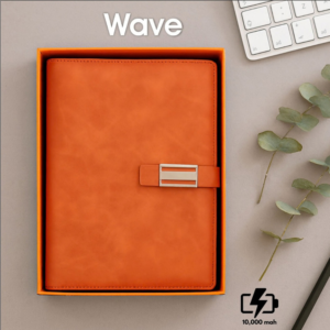 Wave Minimal Power Bank Organizer with Wireless Charging