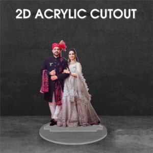 Custom 2D Acrylic Photo Cutout Stand