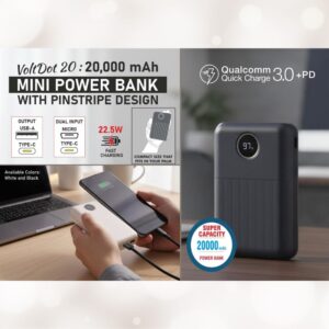 VoltDot 20 20000 mAh Mini Power Bank