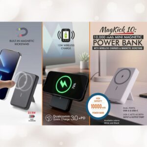 MagKick 10 10000 mAh Mini Magnetic Power Bank