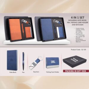 3 pc Travel set: Mini Passport holder with Sim card box, Luggage tag & Metal Pen in Gift box