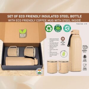 2 in 1 Set: A5 notebook with Luster Metal Pen in Gift Box