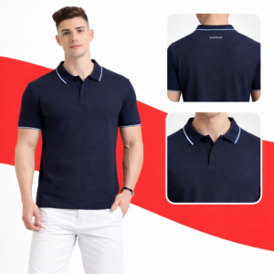 Sketcher Navy Black with white piping