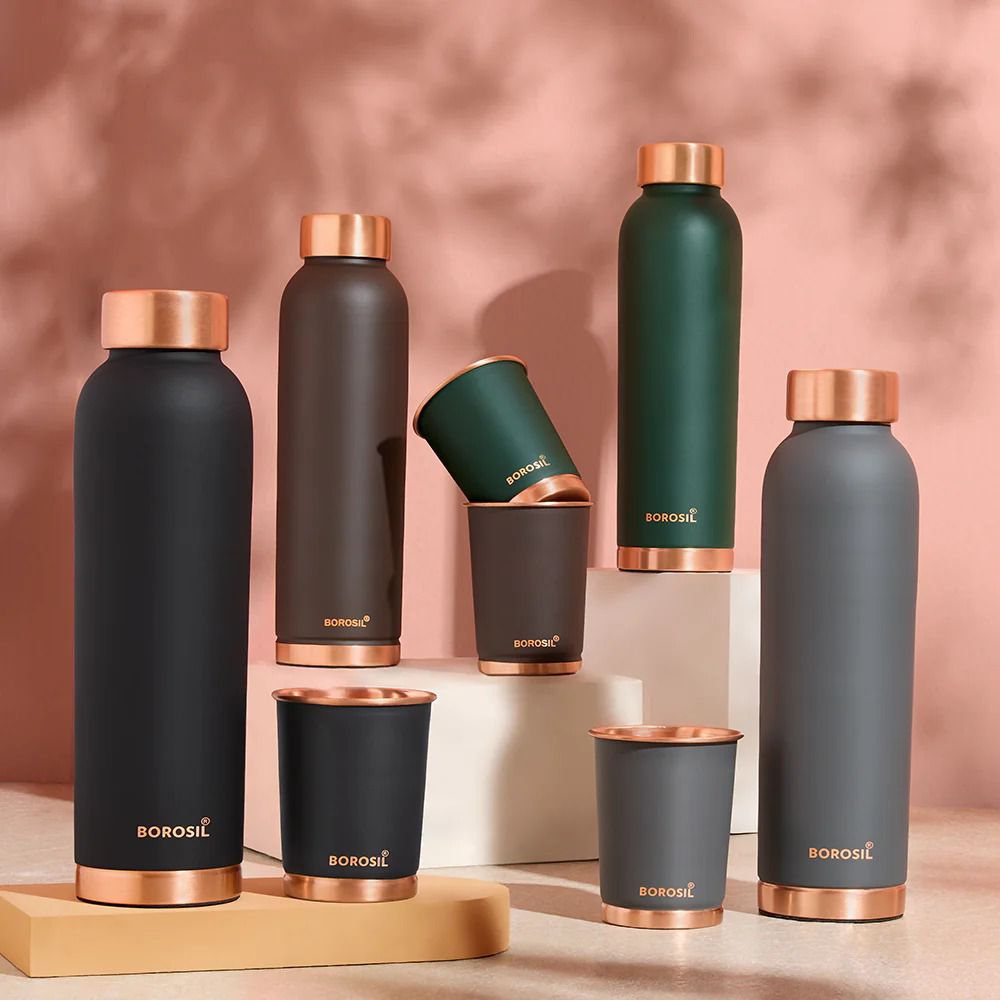 Borosil eco copper set