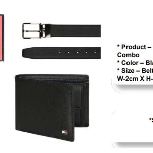Tommy Hilfiger Herkimer Belt & Wallet Combo – Product Description