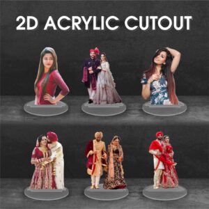Custom 2D Acrylic Photo Cutout Stand (Multiple Designs)