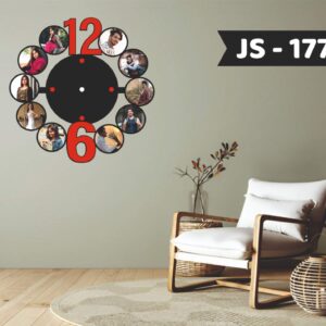 Personalized Photo Wall Clock (JS-177)