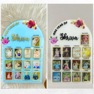 Baby First Year Photo Frame (12 Month Memory Board)