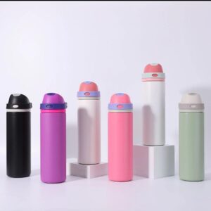 Pastel Stainless Steel Water Bottle Set