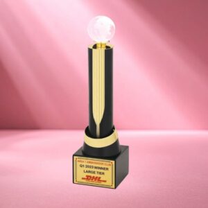 Crystal Globe Pinnacle Trophy