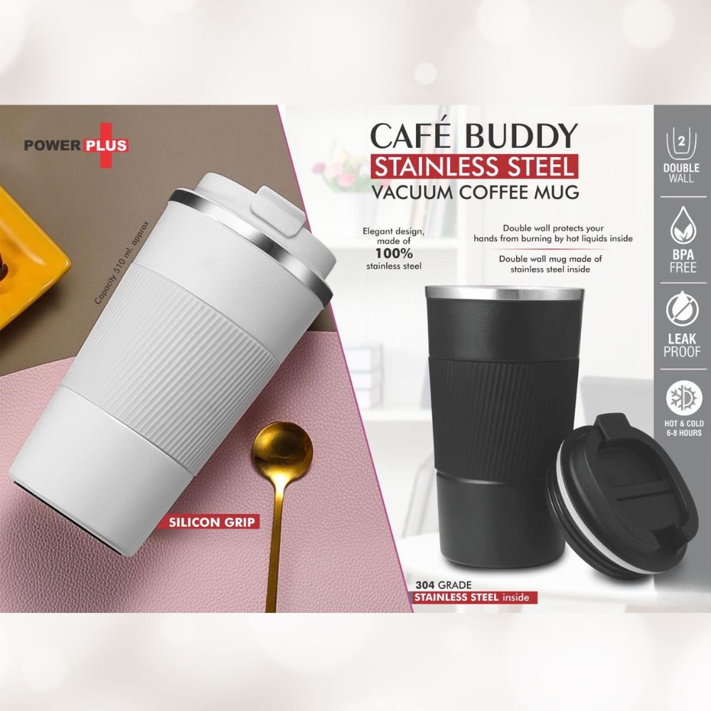Cafe Buddy Stainless Steel Vacuum Coffee Mug