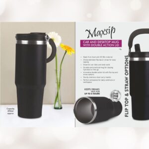Maxsip Car and Desktop Mug with Handle