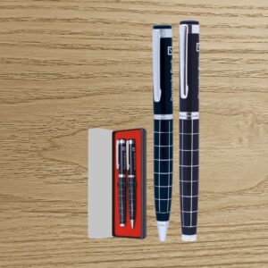 Grid Pattern Modern Premium Pen Set