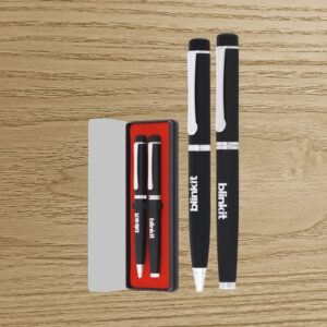 Black Silver Executive Pen Gift Set