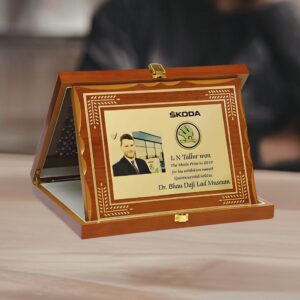 Laser Cut Wooden Award Plaque