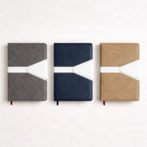 The Attendant Leatherette Notebook with Magnetic Flap