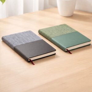The Assignee Woven Textured Leatherette Notebook