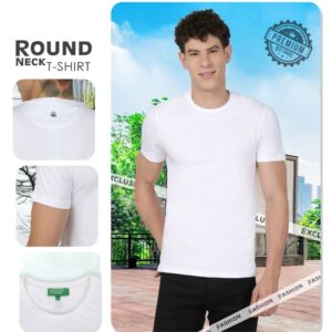 Benetton Round Neck T-Shirt White