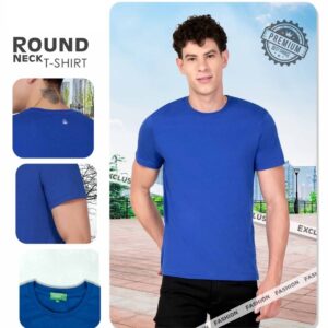 Benetton Round Neck T-Shirt Royal Blue