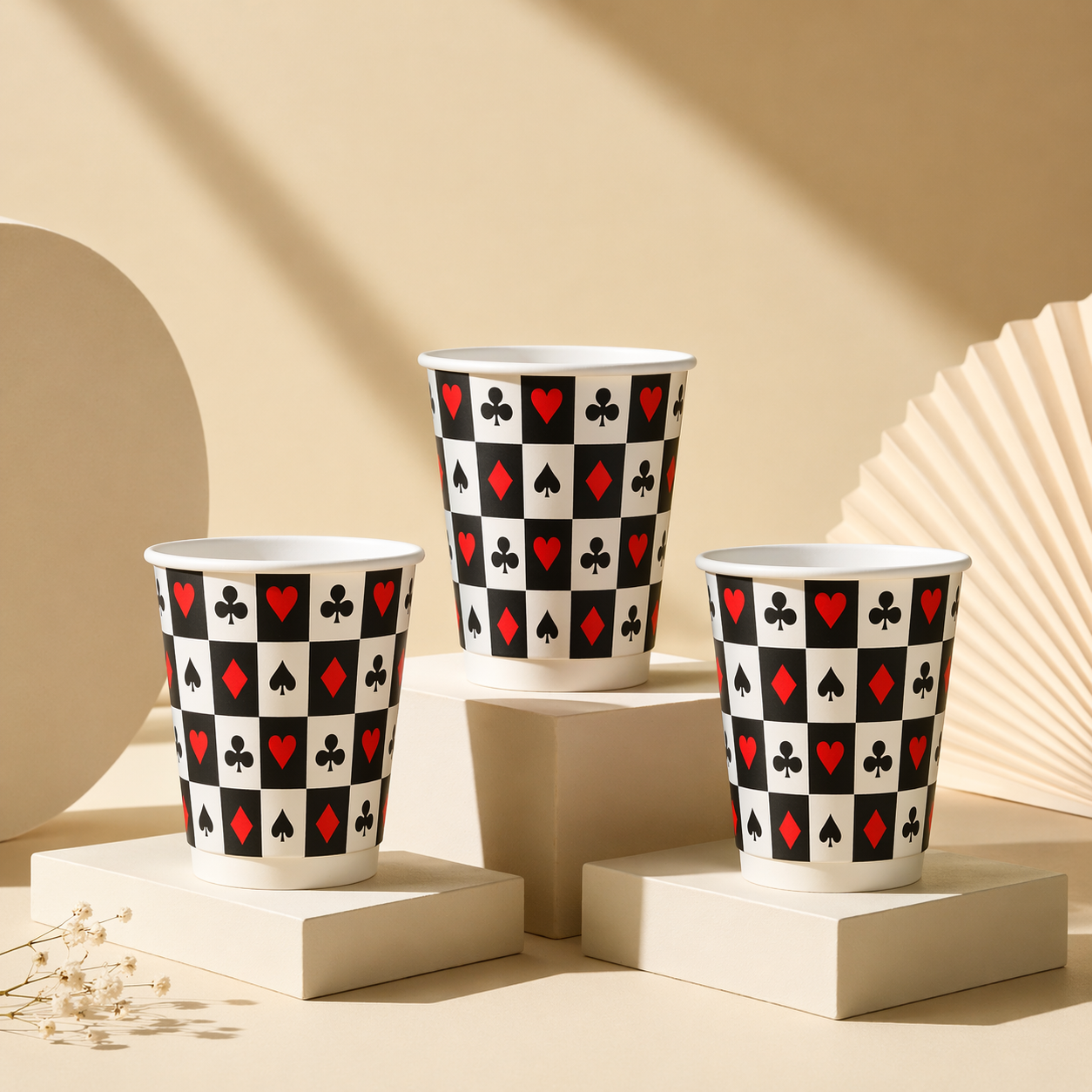 Checkmate Casino Party Cup Set (Pack of 8)