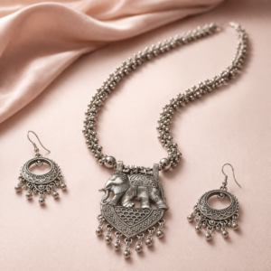 Royal Elephant Heritage Necklace Set
