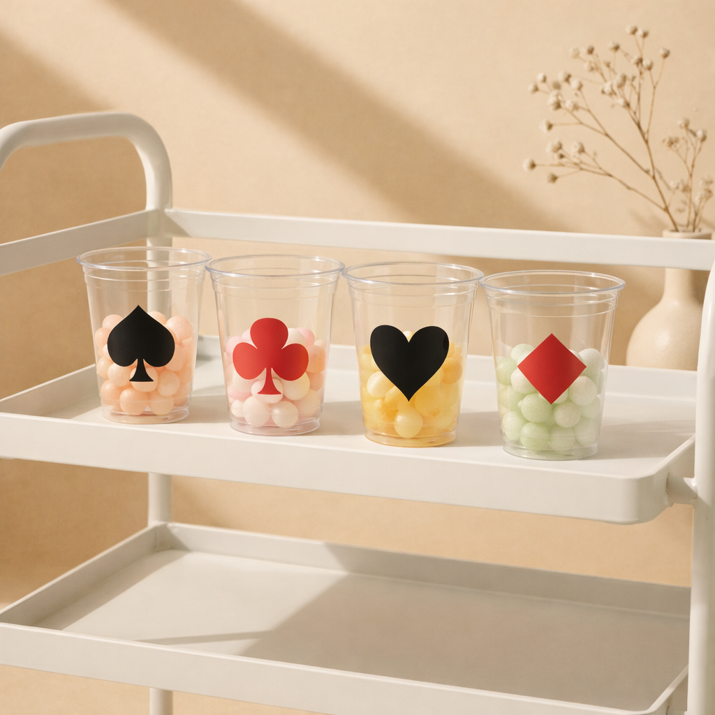 Lucky Hand Transparent Cup Collection (pack of 4) - Image 2