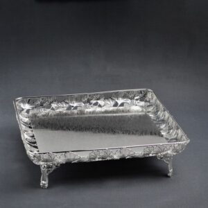Ginkgo Border Rectangle Tray