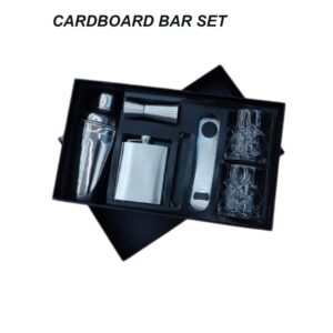 Compact Cardboard Bar Set with Essentials