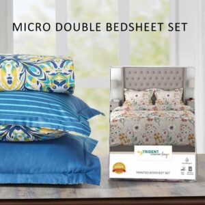 Micro Comfort Double Bedsheet Set Microfiber